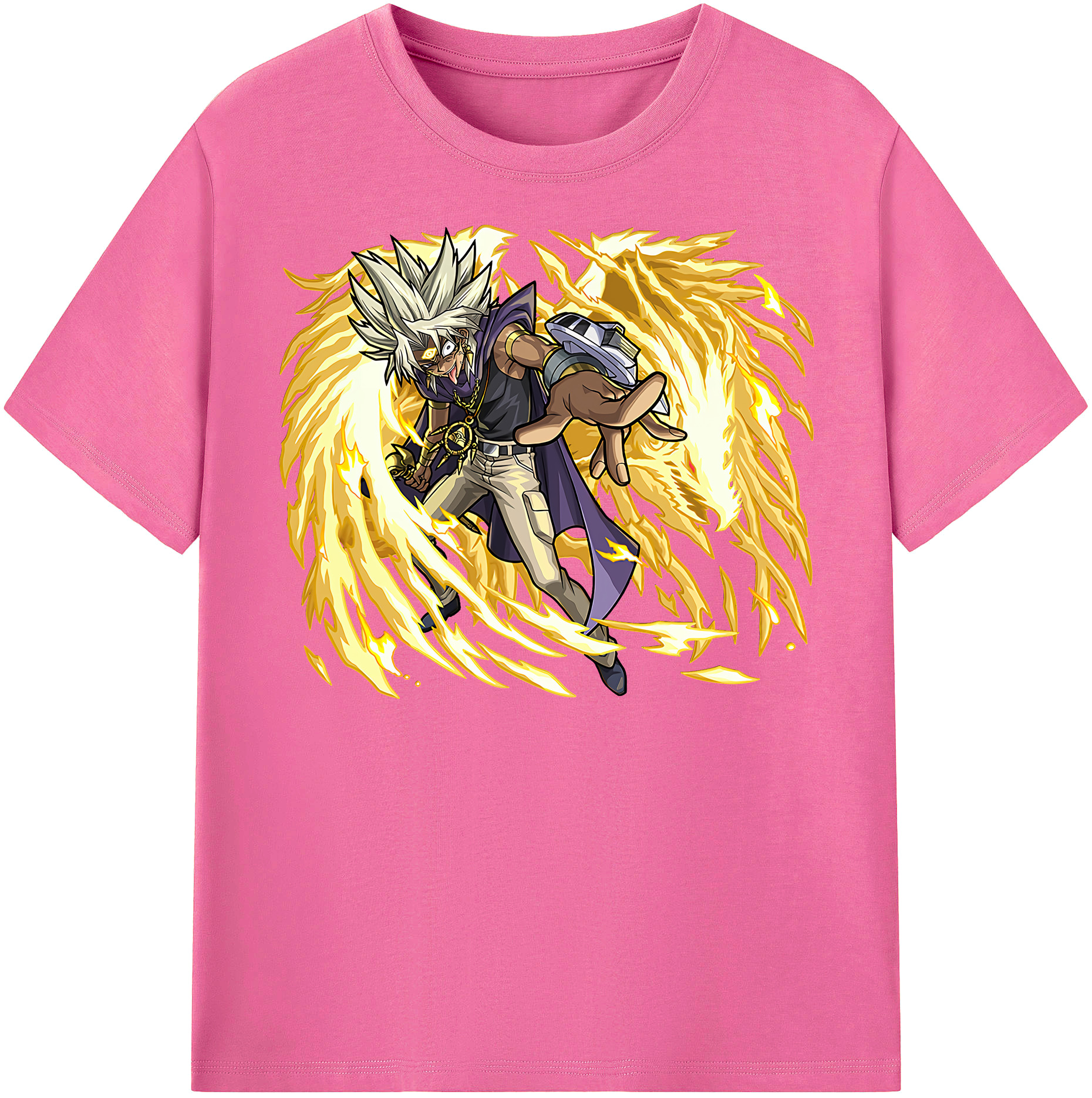 （画像用） 遊☆戯☆王 Yu-Gi-Oh! レディースカジュアルプリントTシャツ（綿100％）